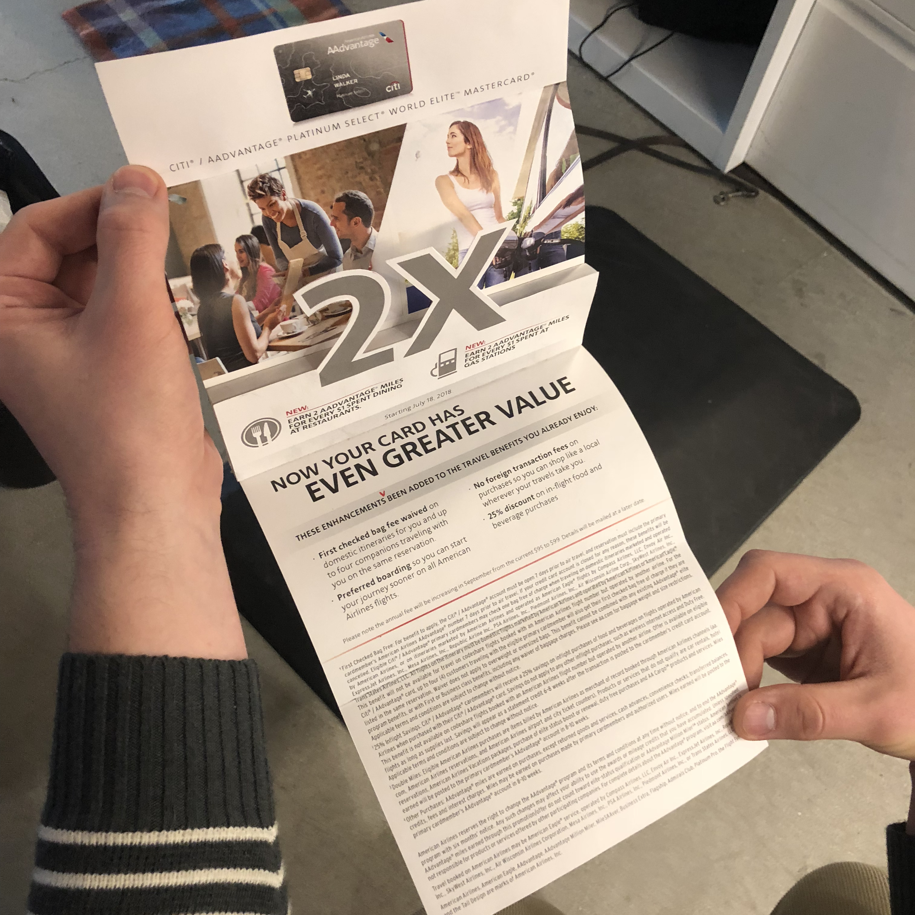 Citi AAdvantage Self Mailer — photo 2