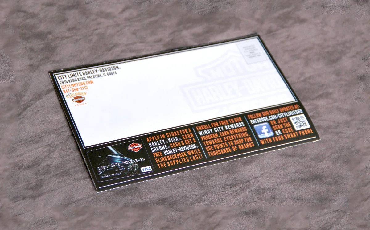 Harley-Davidson — brochure back